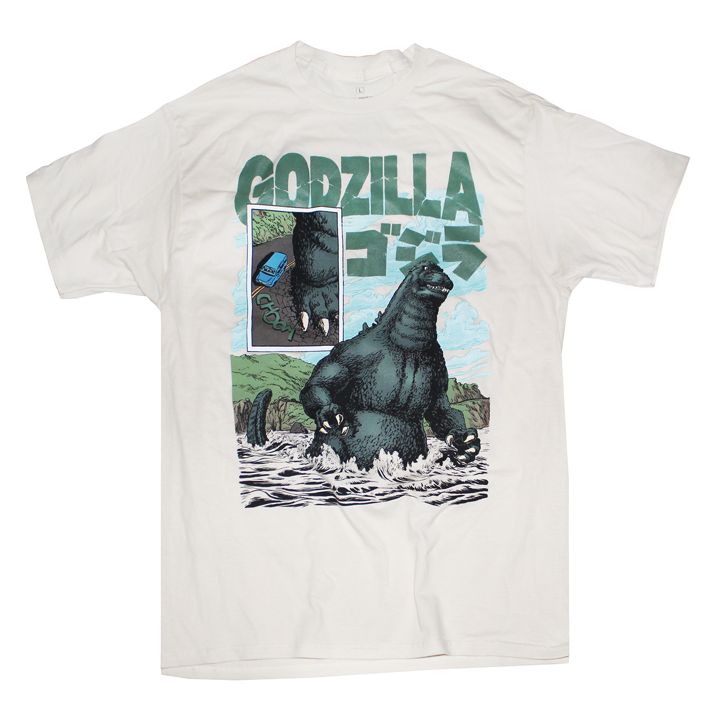 KAIJU GODZILLA TEE BEIGE