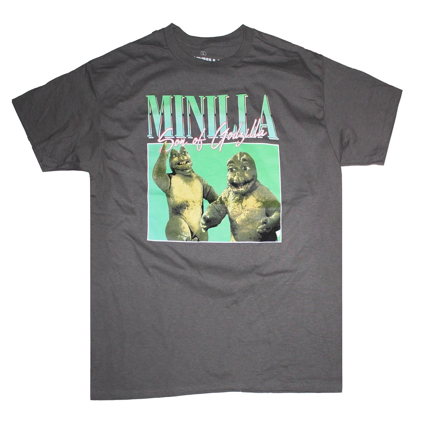 MINILLA :SON OF GODZILLA TEE GRAY