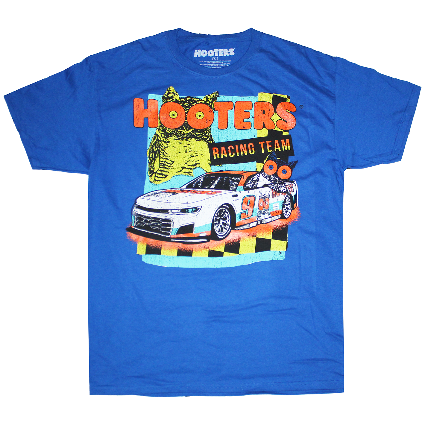 HOOTERS RACING TEAM TEE BLUE