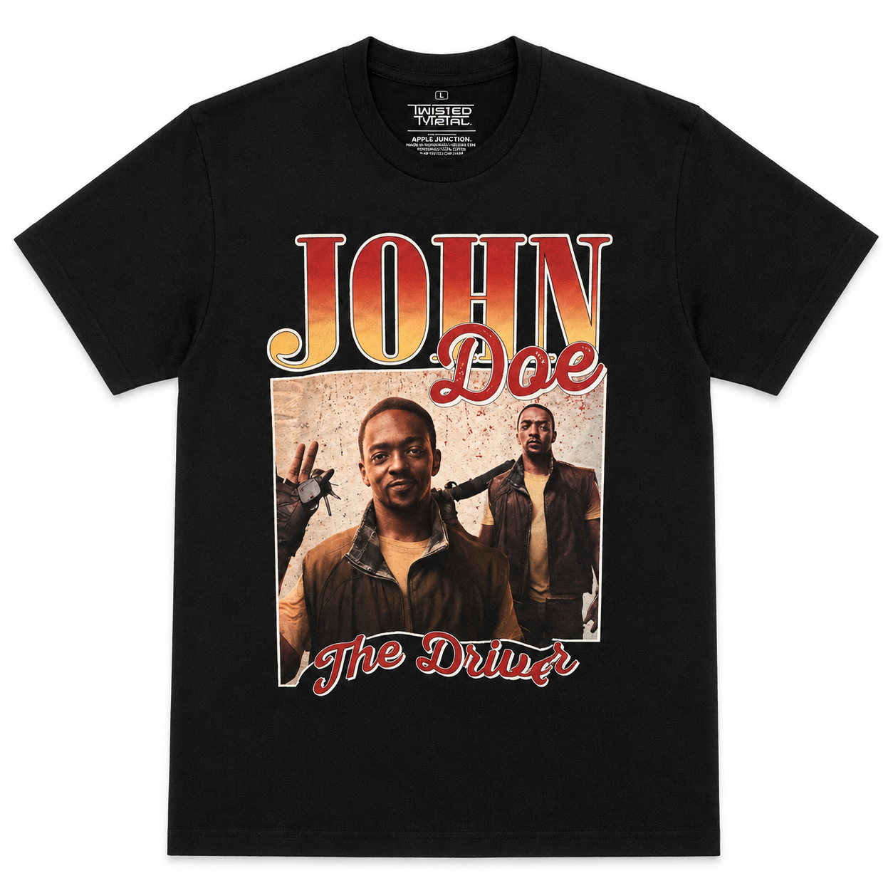 TWISTED METAL JOHN DOE T-SHIRT BLACK