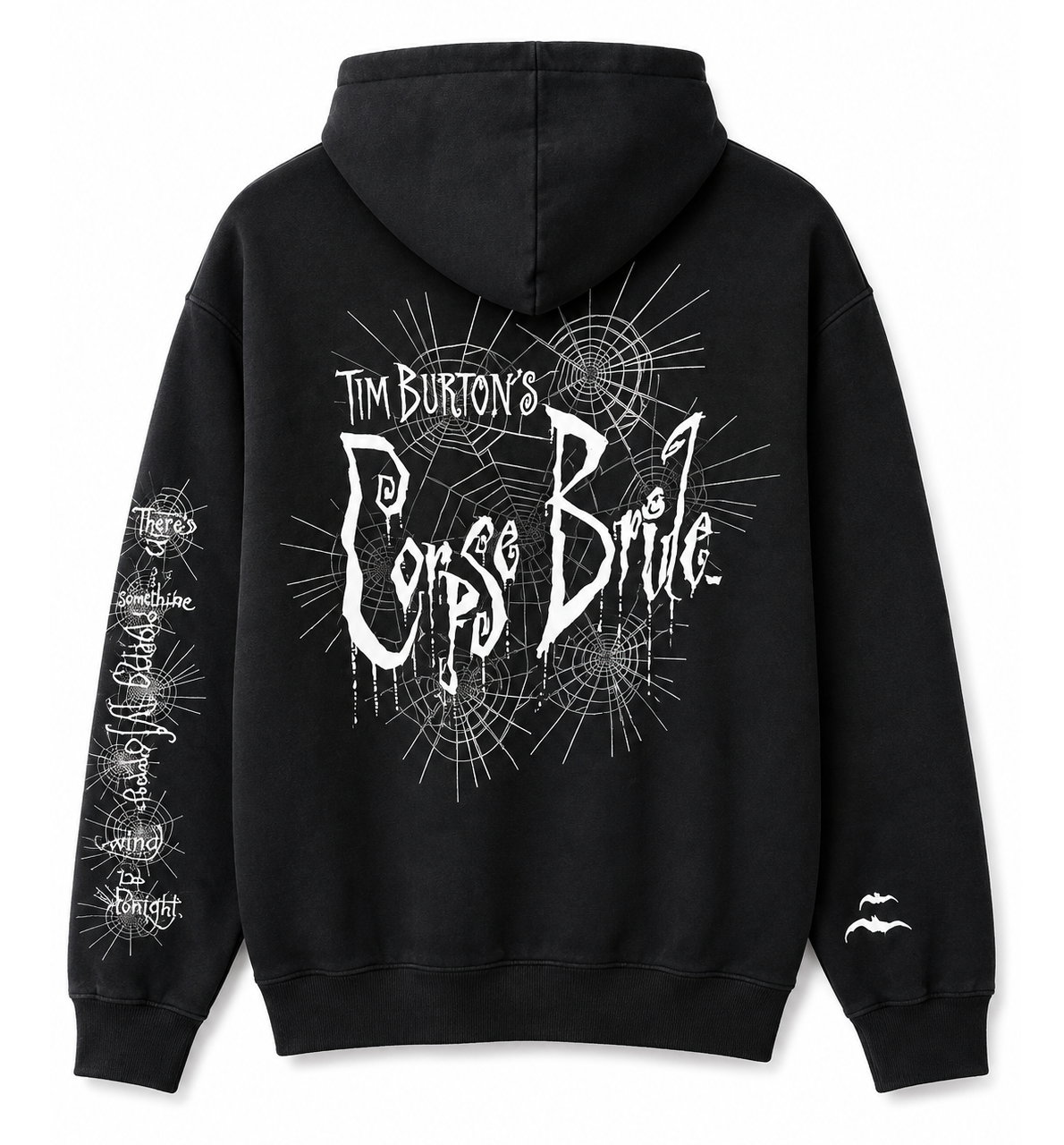 THE CORPSE BRIDE DEARLY ZIP HOODIE BLACK JCAS2130