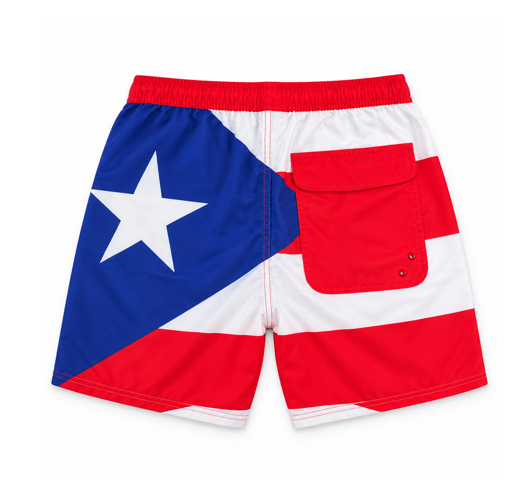 PUERTO RICO MEN'S SWIM SHORTS MULTI