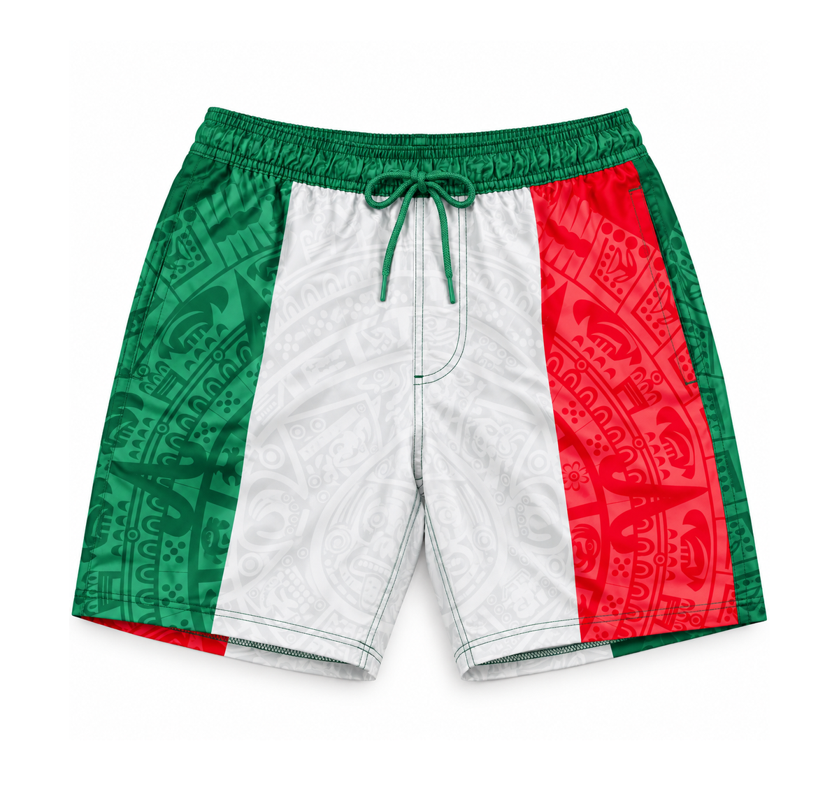 AZTEC MEXICO MEN'S SWIM SHORTS MULTI