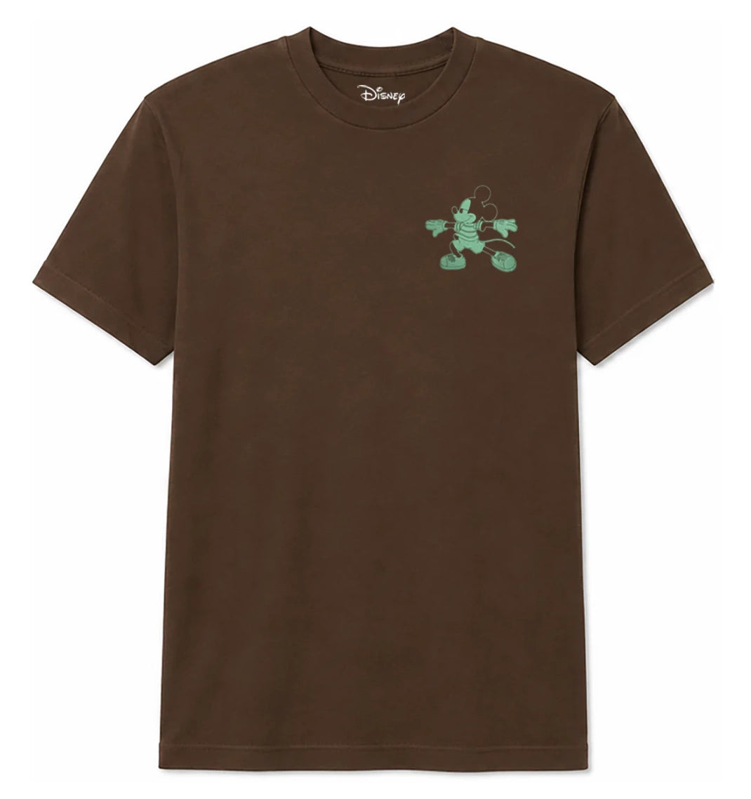 DISNEY MICKEY NATURE HEALS T-SHIRT BROWN