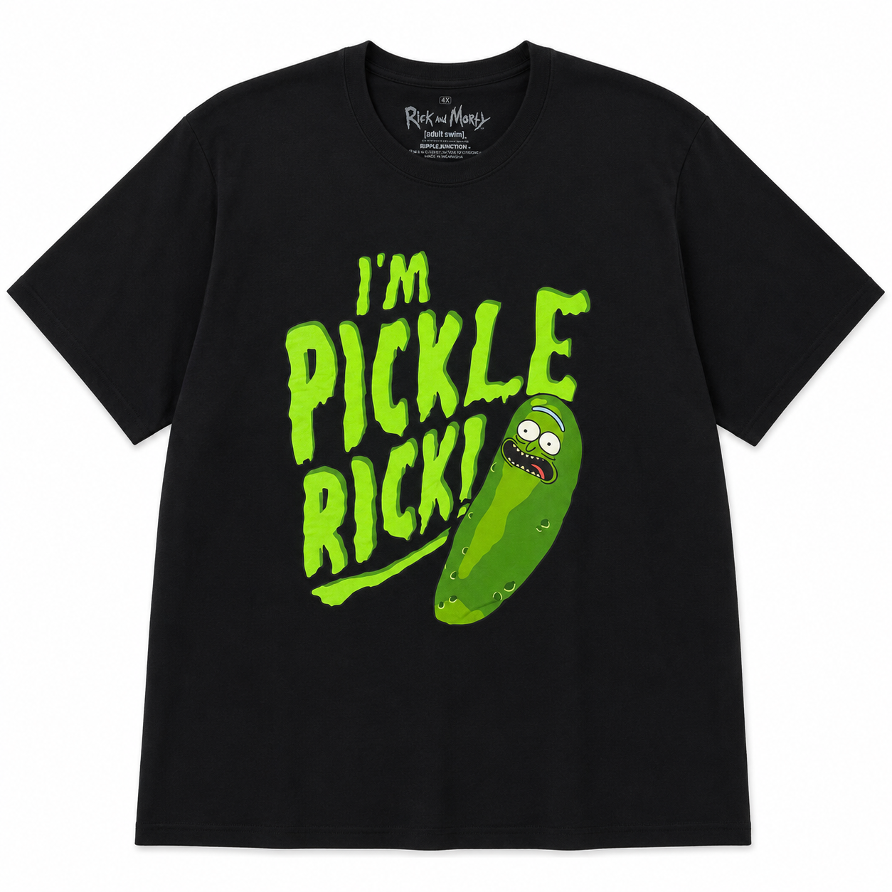 RICK AND MORTY IM PICKLE RICK T-SHIRT BLACK