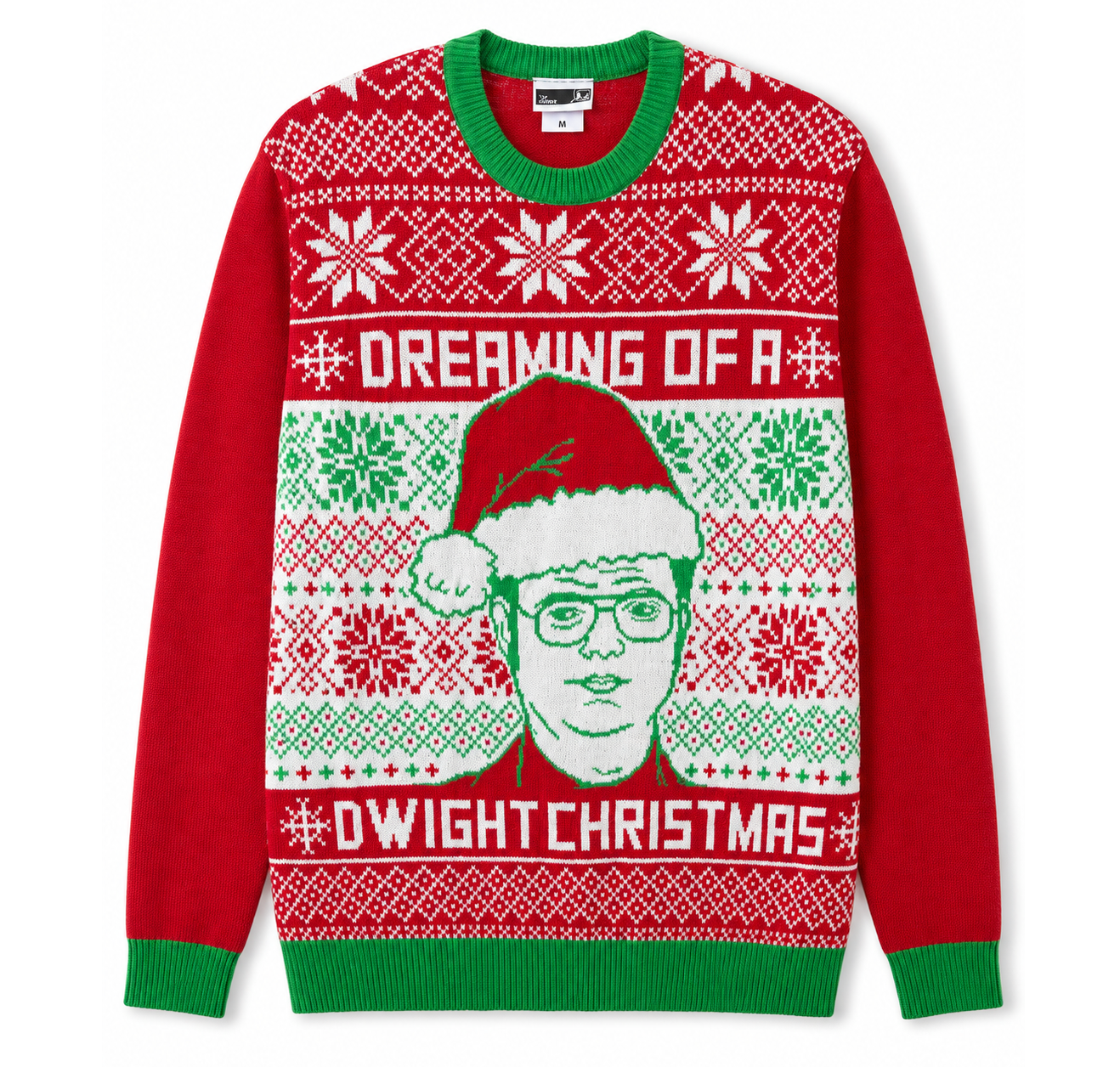 THE OFFICE DREAMING OF A DWIGHT CHRISTMAS SWEATER OESM3550