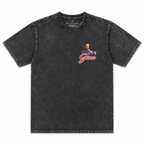 THE BIG LEBOWSKI BOWLING WITH JESUS T-SHIRT GREY