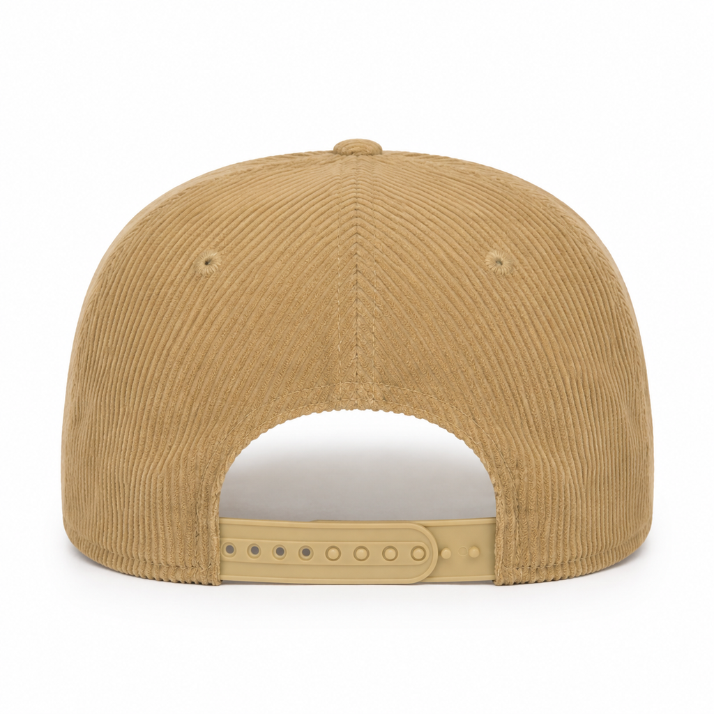 COORS BEER LOGO CORDUROY SNAPBACK HAT TAN