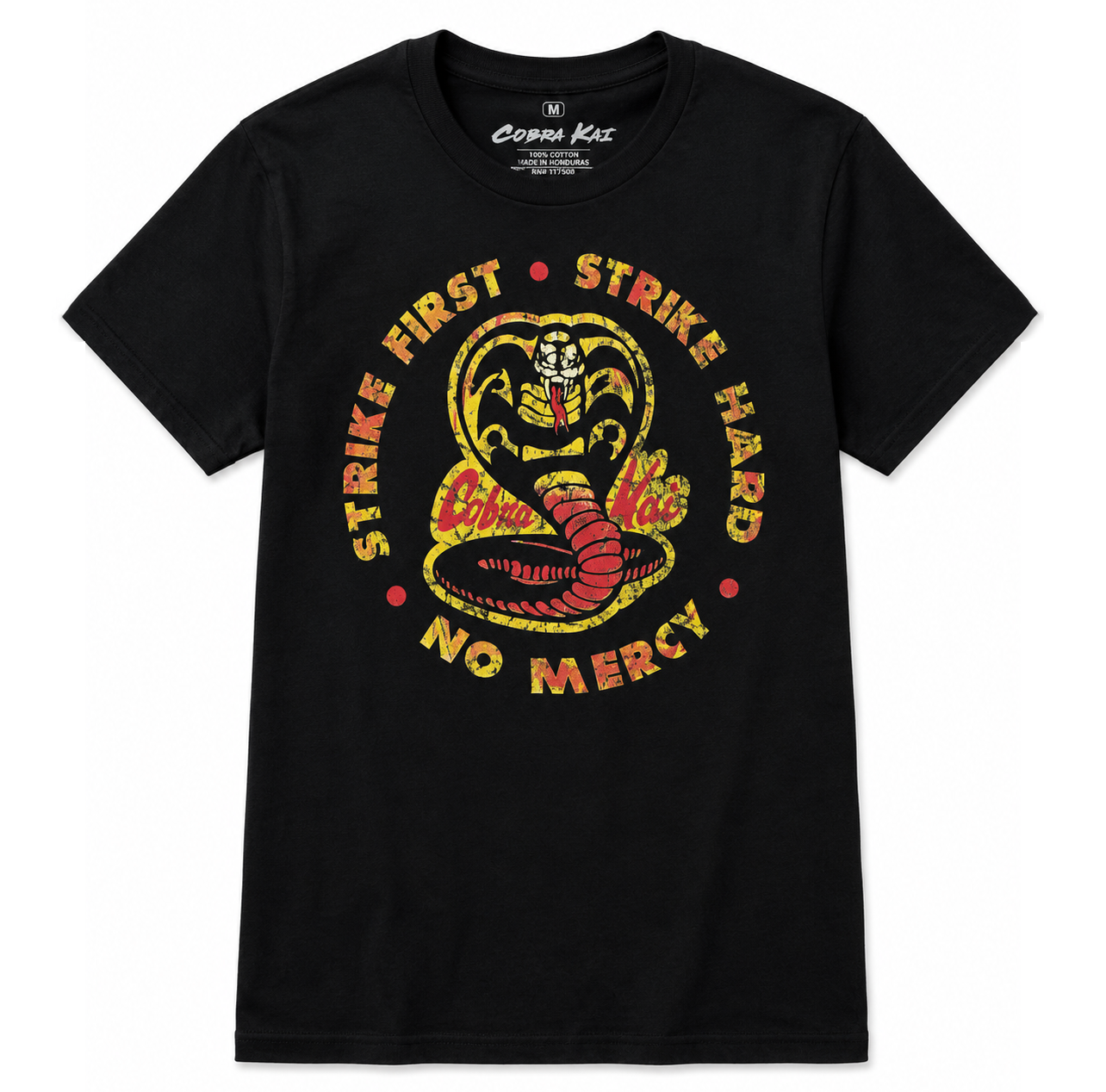COBRA KAI FIRST HARD DIST T-SHIRT BLACK