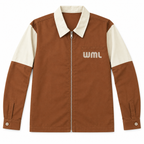 WISH ME LUCK DREAMERS WORKMAN JACKET BROWN/CREAM
