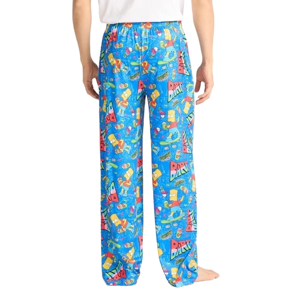 THE SIMPSONS BART SQUISHEE PAJAMA PANT ROYAL BLUE