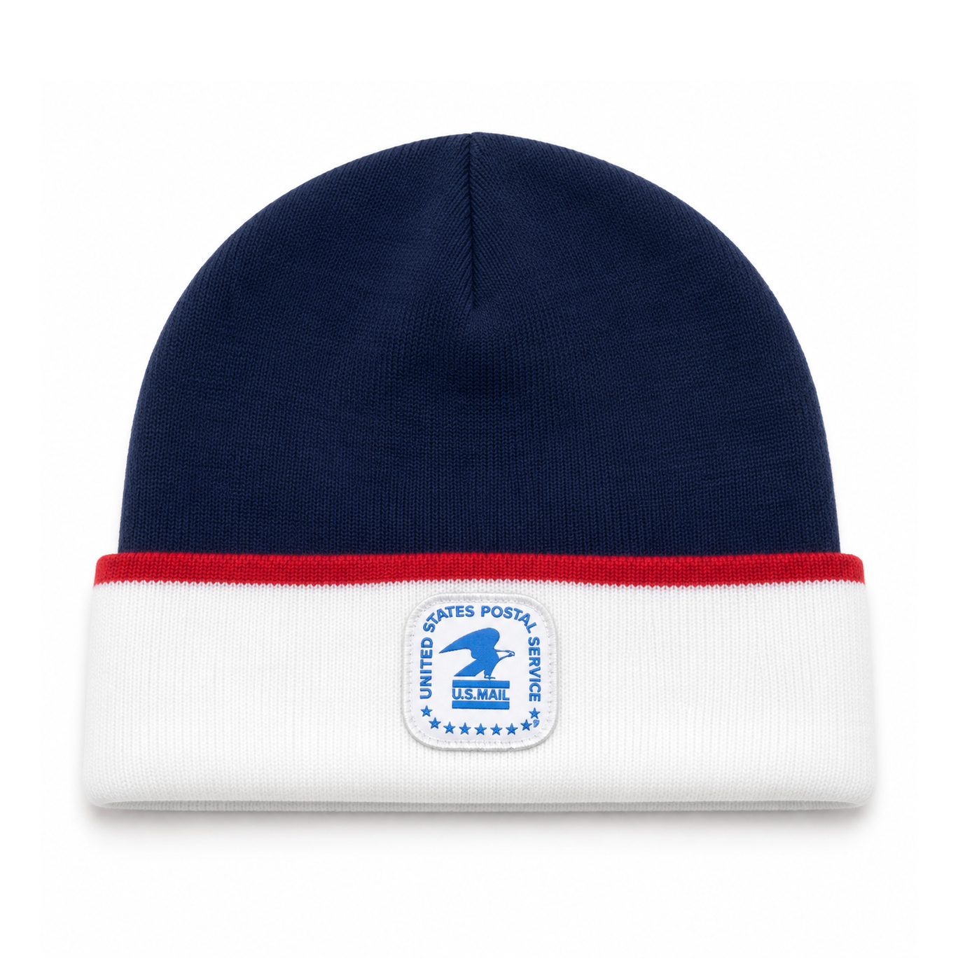 USPS POST OFFICE LOGO BEANIE NAVY/WHITE