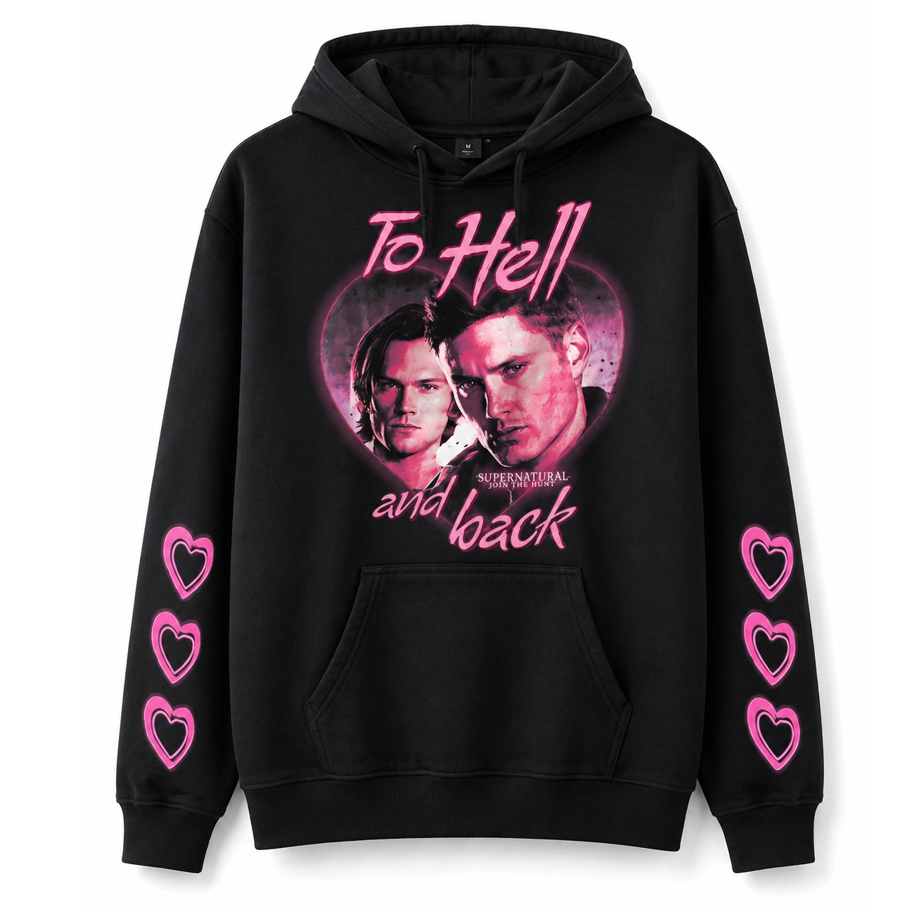 SUPERNAUGHT TO HELL AND BACK HOODIE BLACK SNAH2092