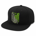 ATTACK ON TITAN SURVEY CORPS LOGO SNAPBACK HAT