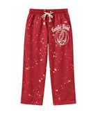 THE GRATEFUL DEAD FLEECE SWEATPANTS BURGUNDY