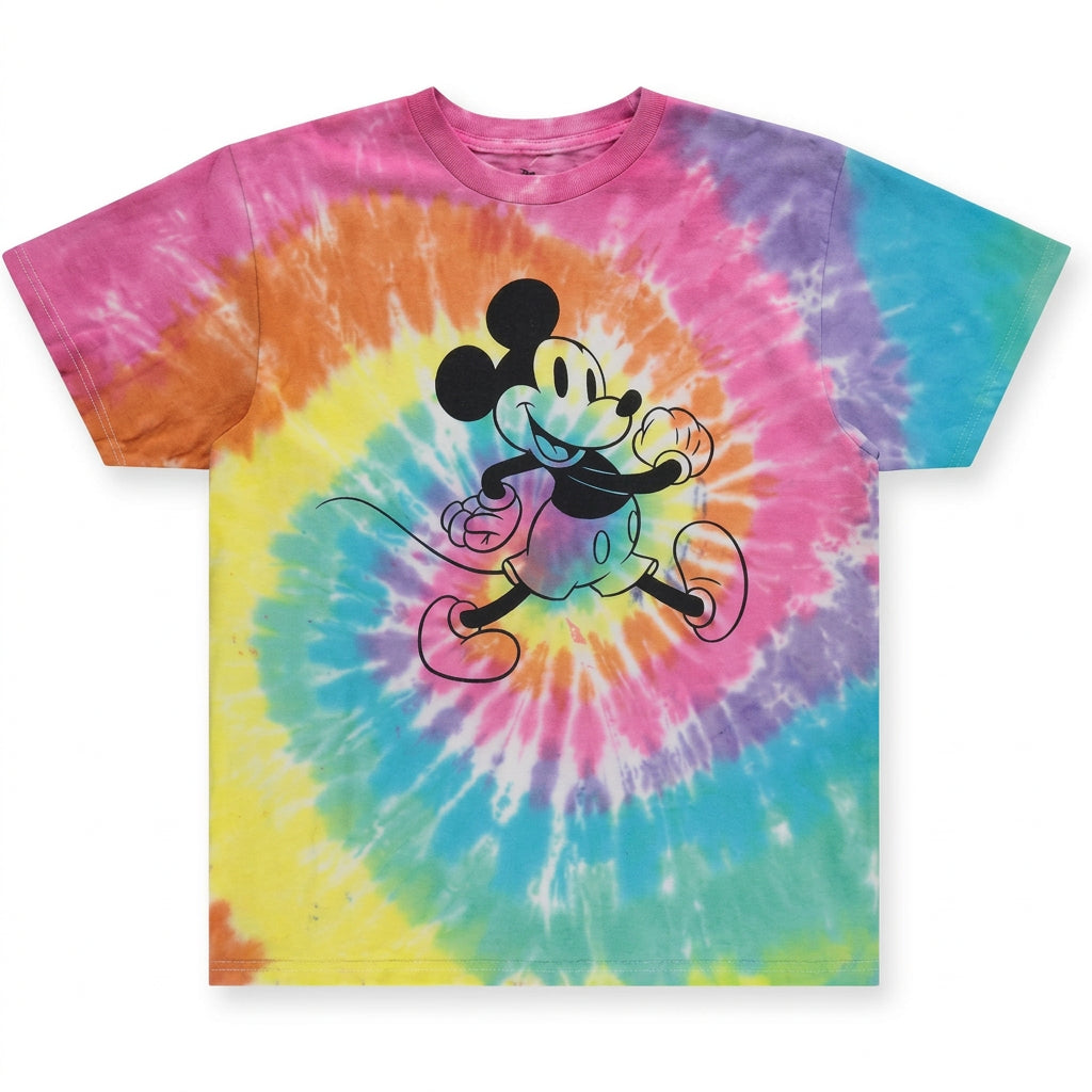 DISNEY MICKEY MOUSE T-SHIRT TIE DYE