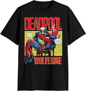 ASSORTED MARVEL COMICS T-SHIRTS MULTI