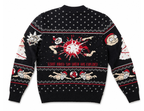 RICK AND MORTY CHRISTMAS KNIT SWEATER BLACK