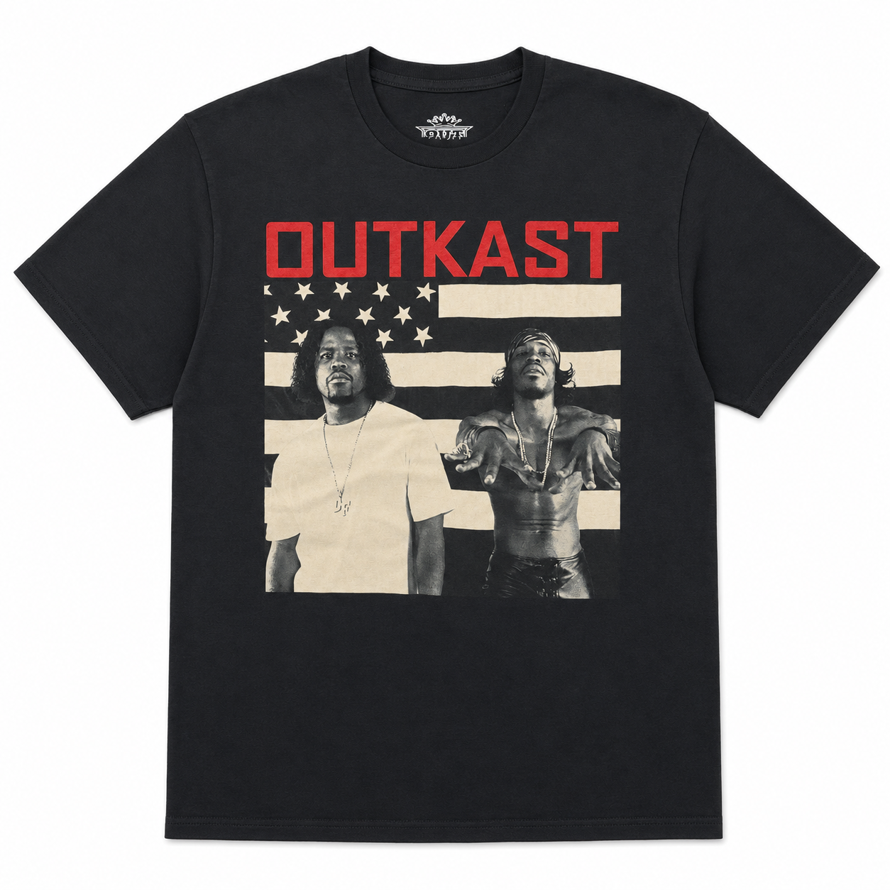 OUTKAST HIP HOP T-SHIRT BLACK