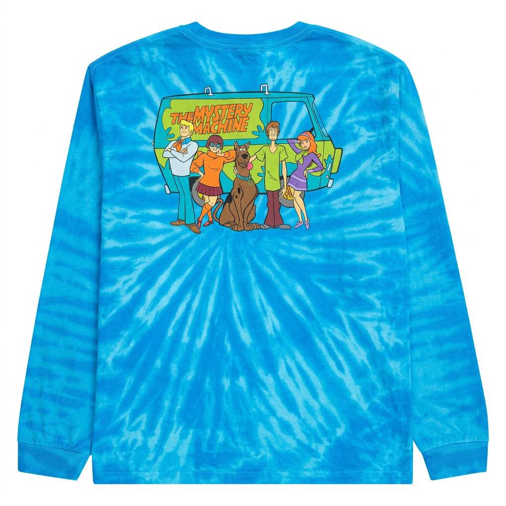 SCOOBY-DOO CHARACTER LONG SLEEVE SHIRT BLUE
