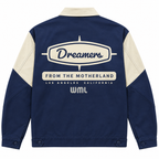 WISH ME LUCK DREAMERS WORKMAN JACKET NAVY/CREAM