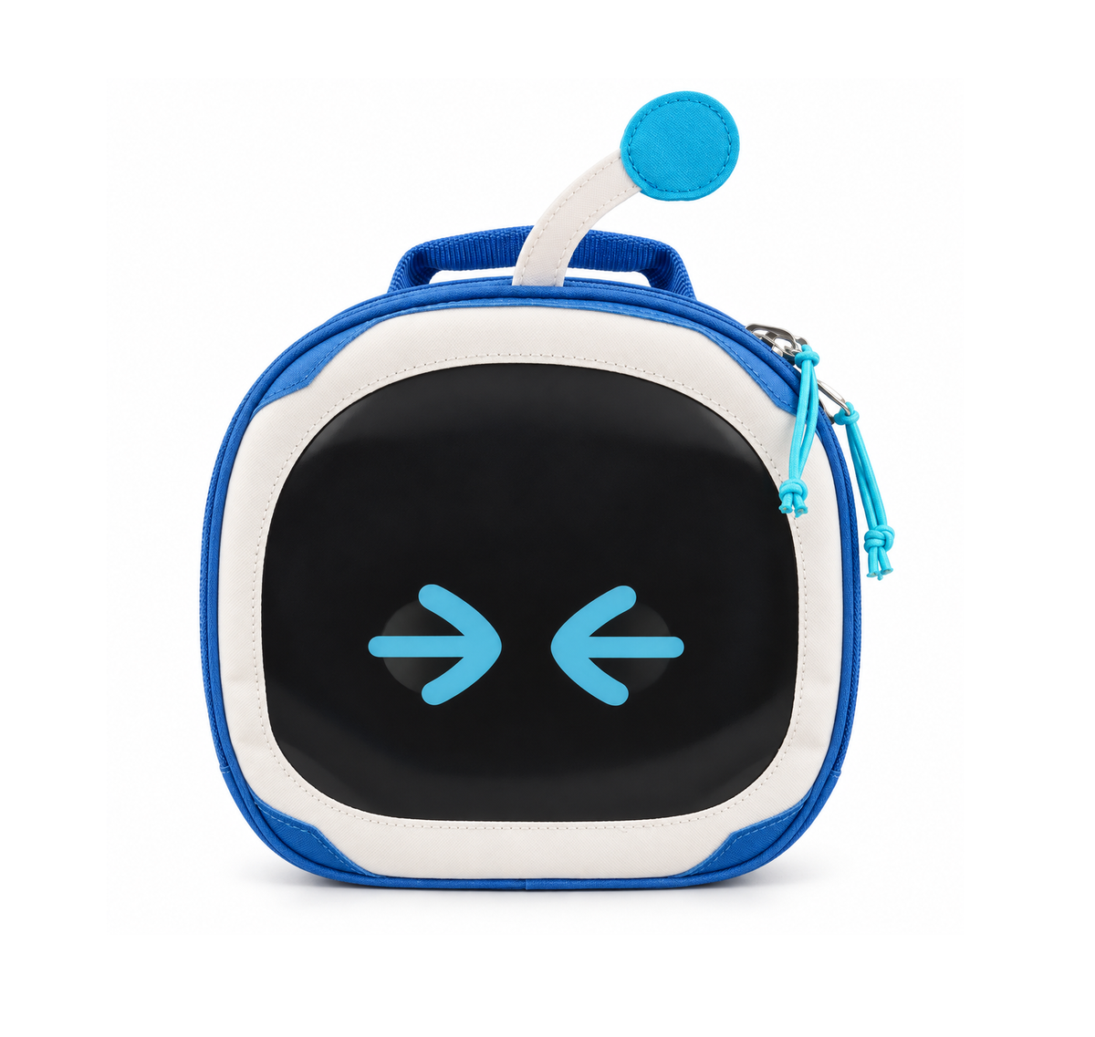ASTRO BOT ZIP LUNCH BOX BLUE/WHITE