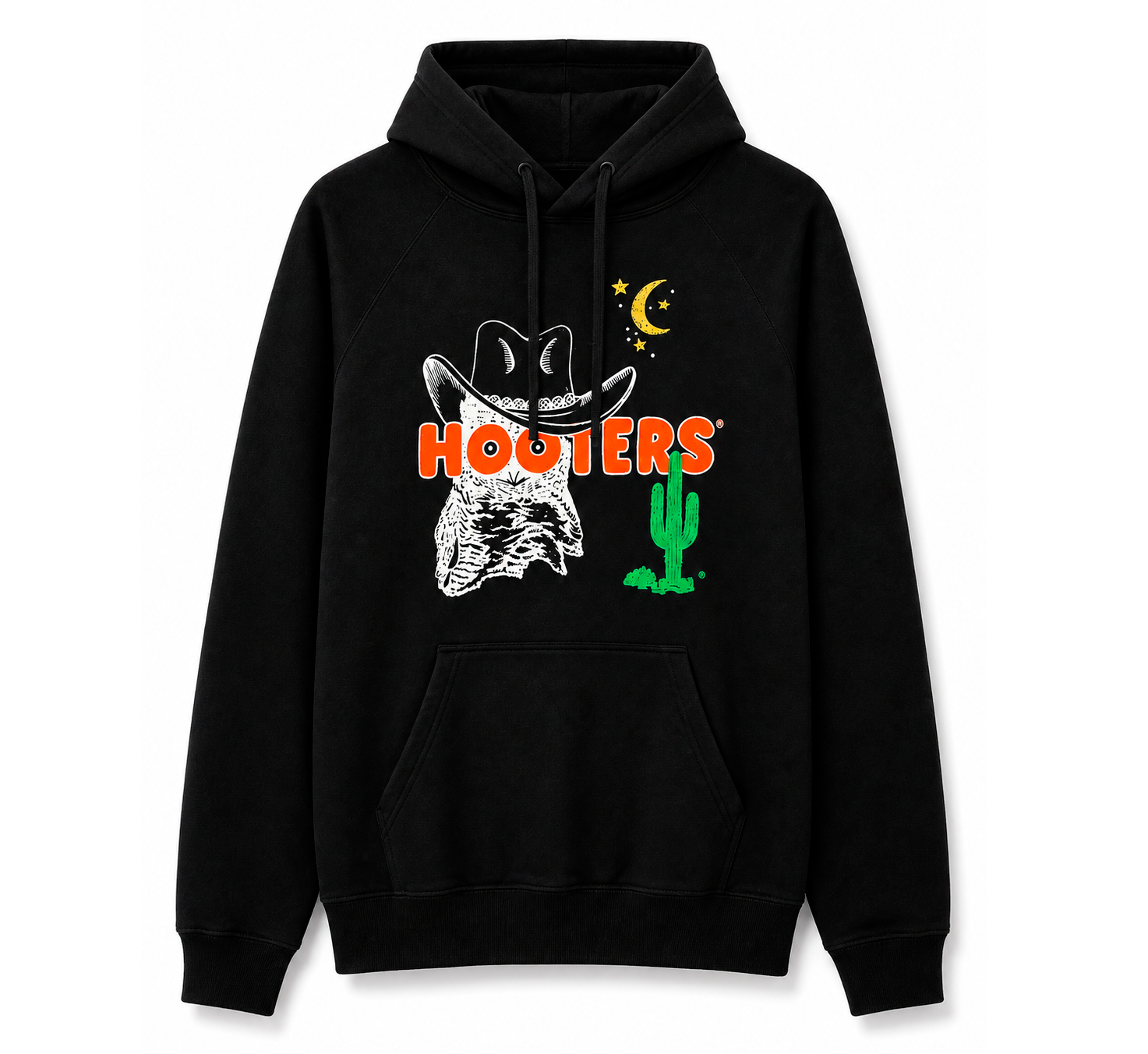 HOOTERS COWBOY HOODIE BLACK