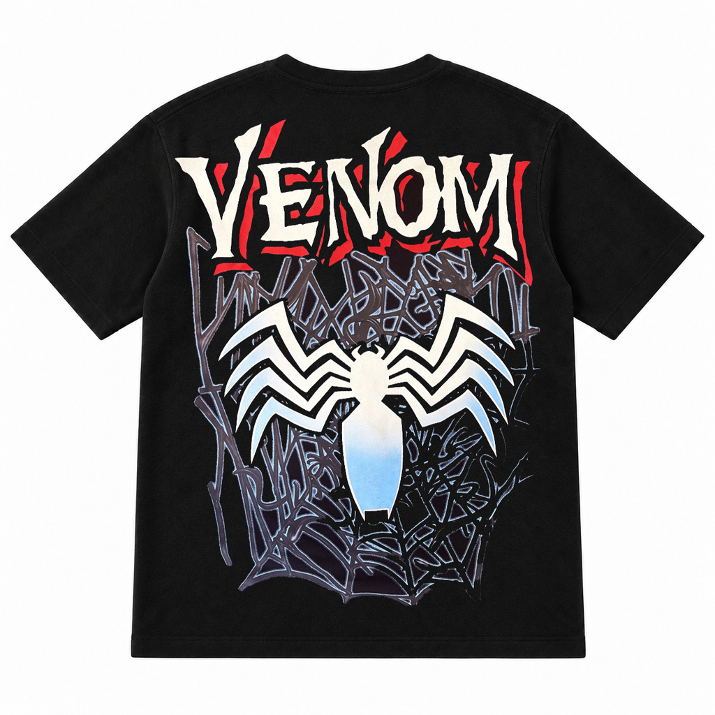 MARVEL VENOM 2PC FLEECE T-SHIRT & SHORTS SET