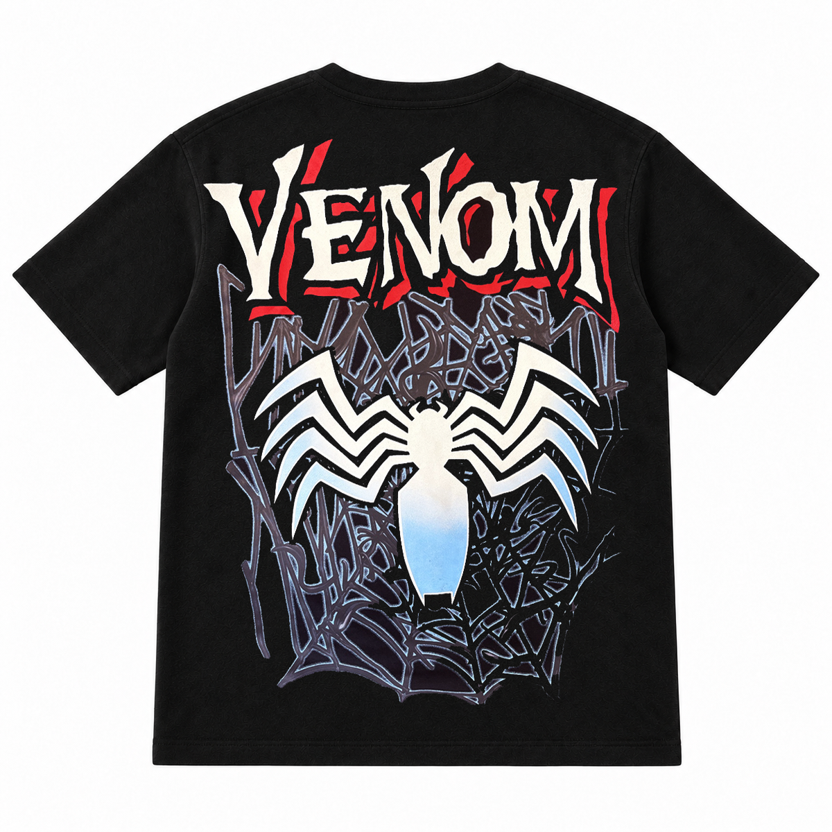 MARVEL VENOM 2PC FLEECE T-SHIRT & SHORTS SET