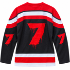 THE BOYS THE SEVEN HOCKEY JERSEY BLACK/RED