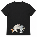 TOM & JERRY BEST FRIENDS T-SHIRT BLACK