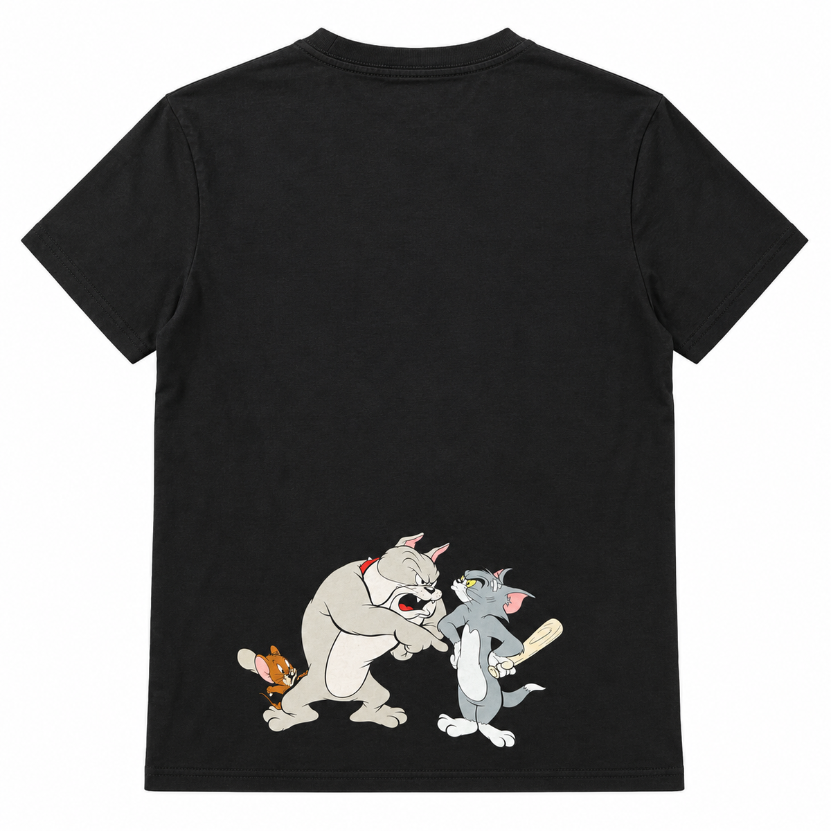TOM & JERRY BEST FRIENDS T-SHIRT BLACK