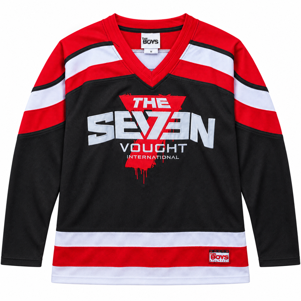 THE BOYS THE SEVEN HOCKEY JERSEY BLACK/RED