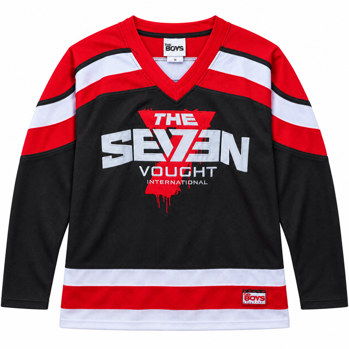 THE BOYS THE SEVEN HOCKEY JERSEY BLACK/RED