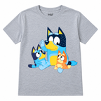 MEN'S BLUEY PARTY DOG 2-PACK T-SHIRTS NAVY/ GREY