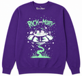 RICK AND MORTY GRAPHIC CREWNECK PURPLE