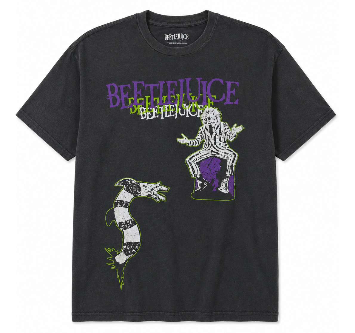 BEETLEJUICE STRANGE T-SHIRT BLACK