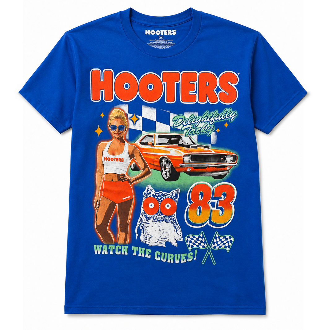 ASSORTED HOOTERS T-SHIRTS MULTI