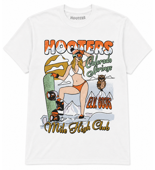ASSORTED HOOTERS T-SHIRTS MULTI