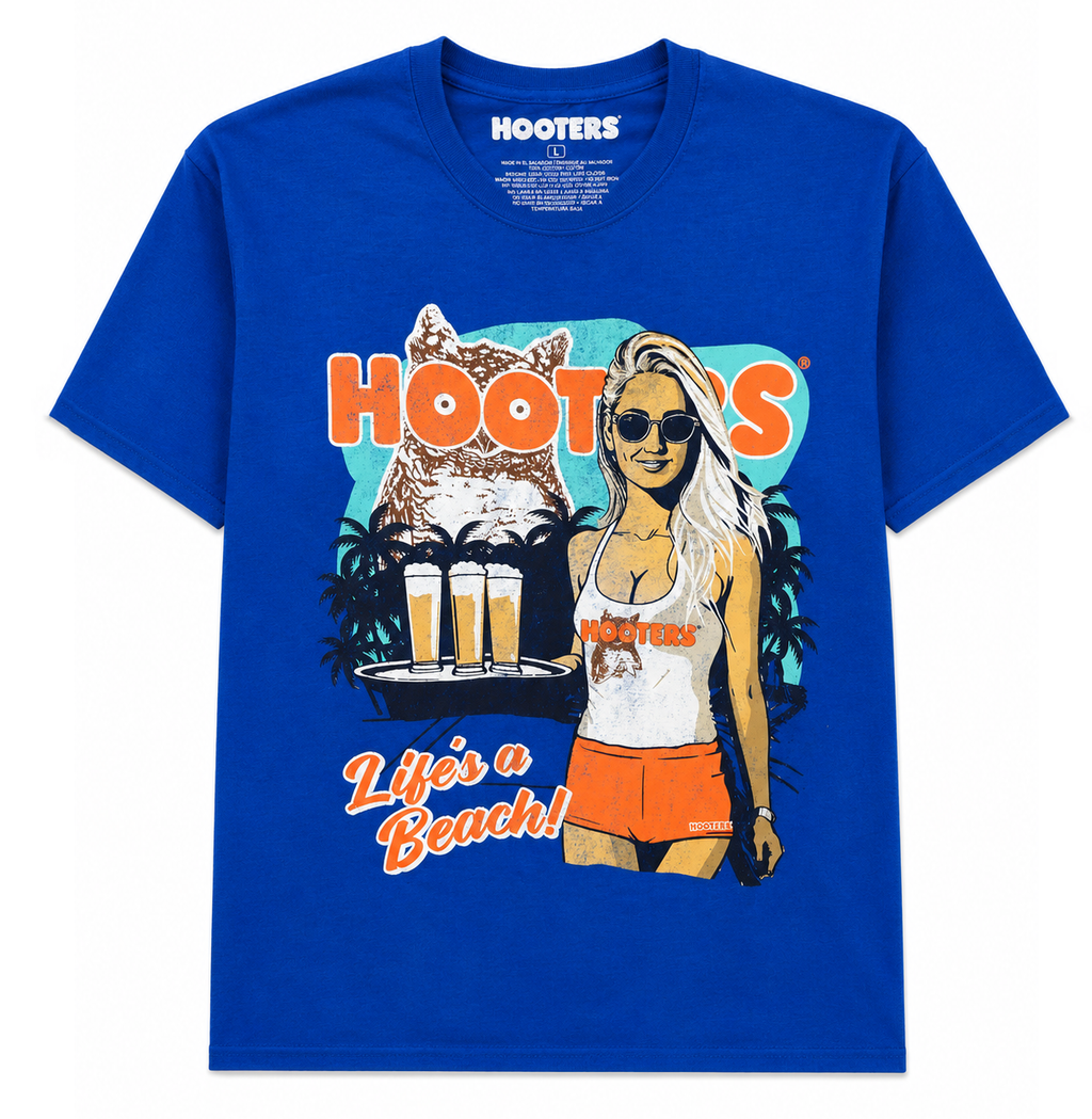 ASSORTED HOOTERS T-SHIRTS MULTI