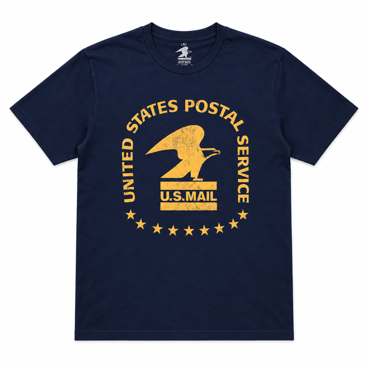 USPS POST OFFICE VINTAGE LOGO T-SHIRT NAVY