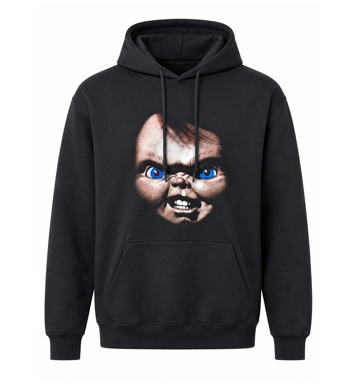 CHUCKY BIG FACE HOODIE BLACK