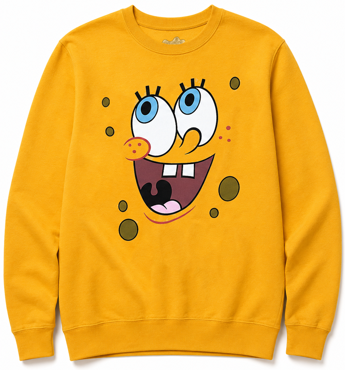 SPONGEBOB SQUAREPANTS BIG SMILE CREWNECK GOLD