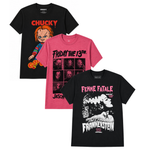 ASSORTED HORROR MOVIES T-SHIRTS MULTI