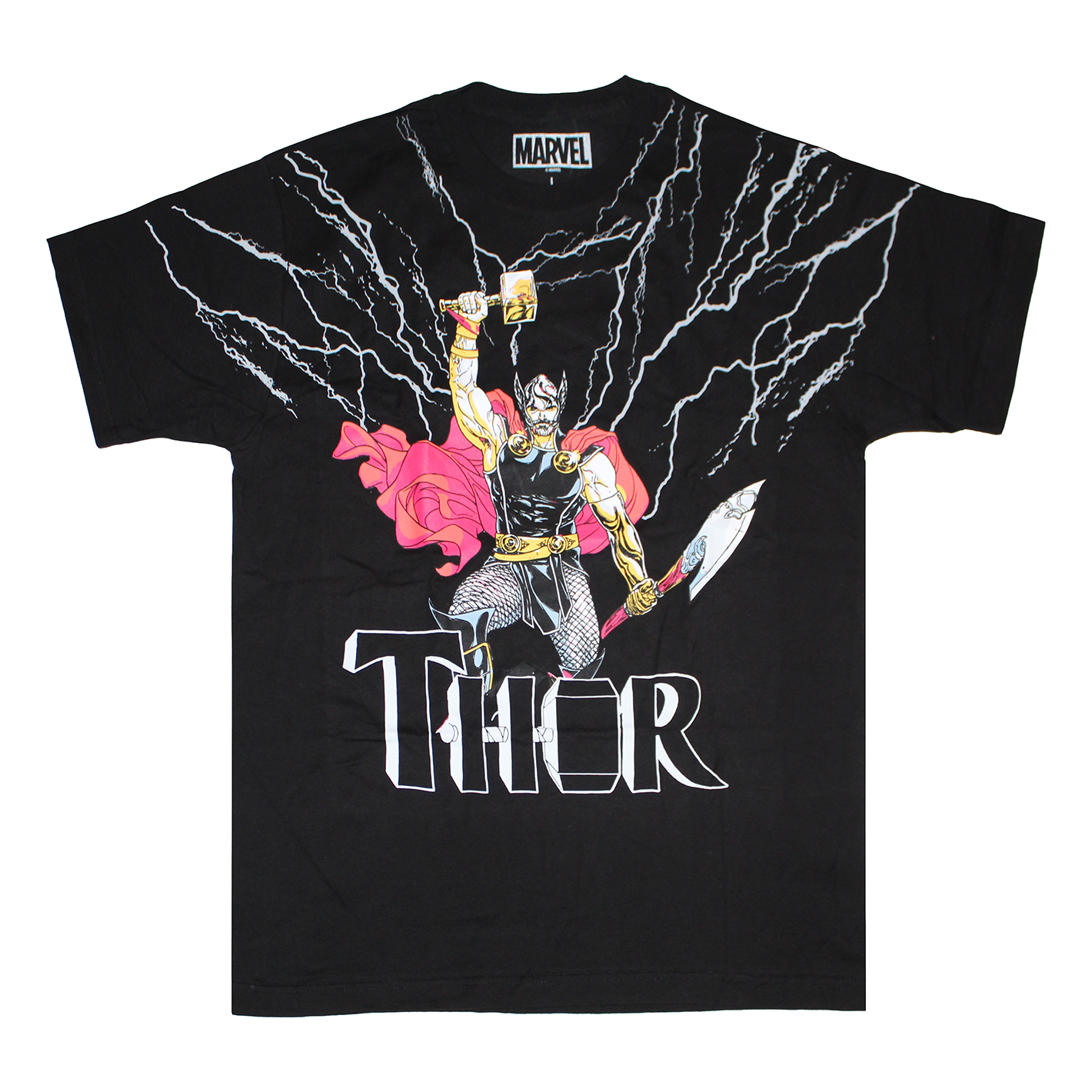 2MVL3085-MARVEL THOR TEE BLACK