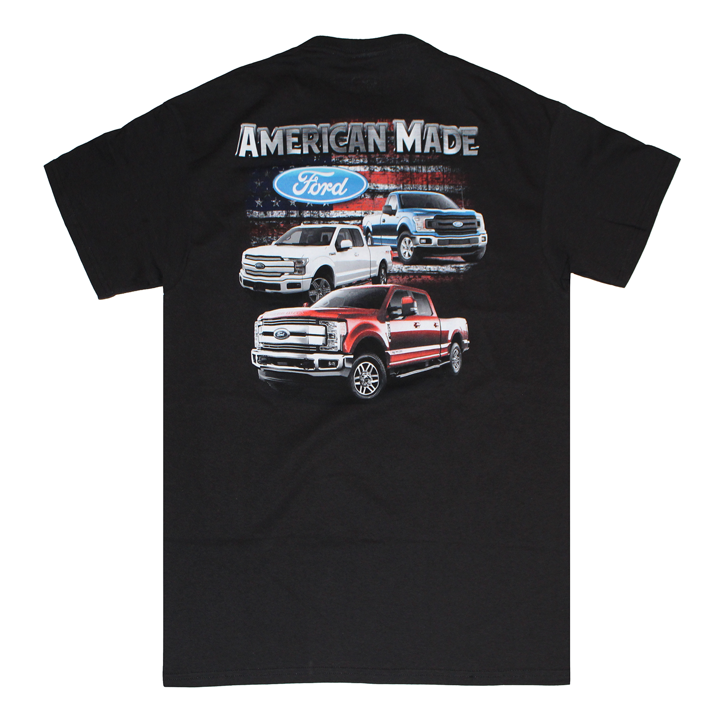 2FRD0118-FORD AMERICA MADE TEE  BLACK