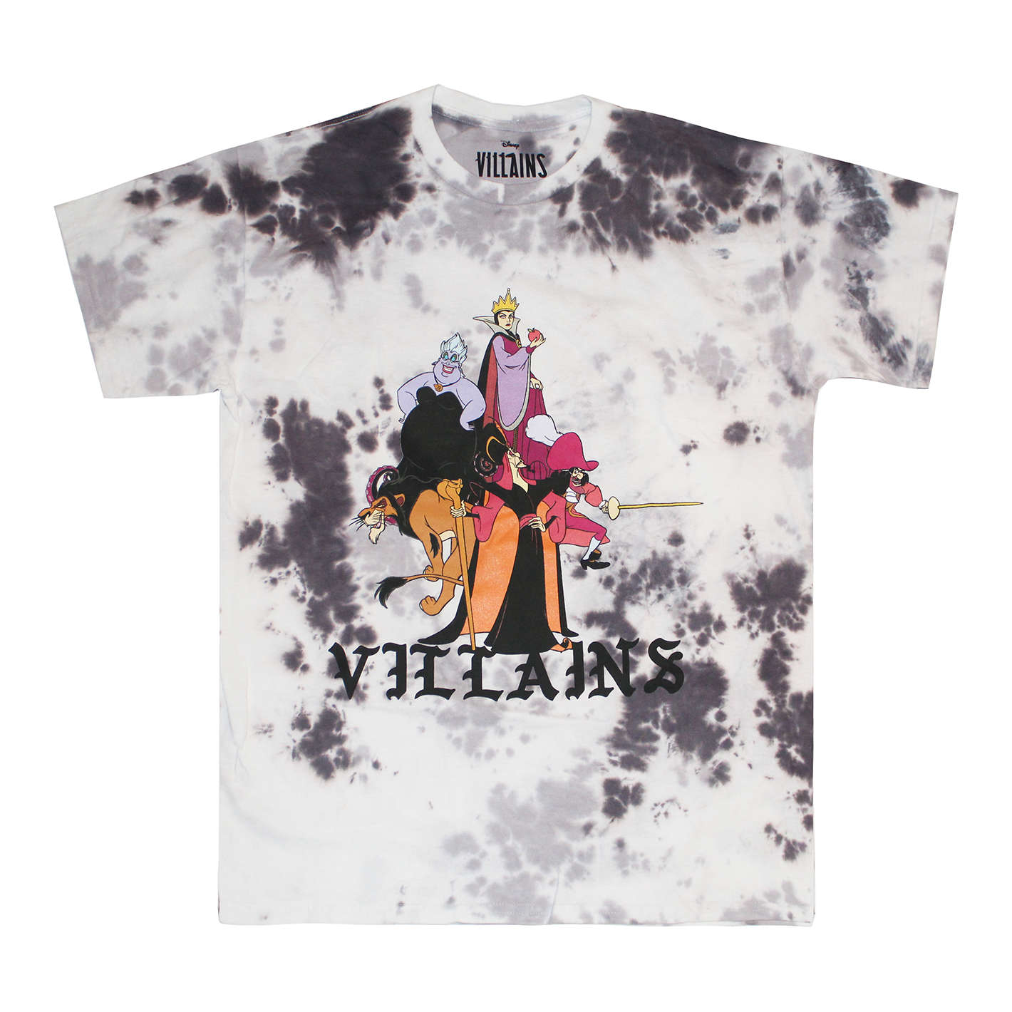 2DNY7205 : DISNEY VILLANS TEE TIE DYE WHITE |