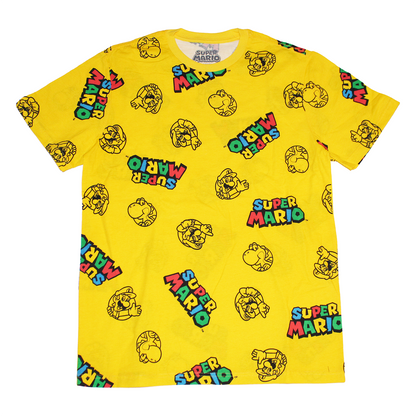 2NIN4258 NINTENDO SUPER MARIO TEE GOLD