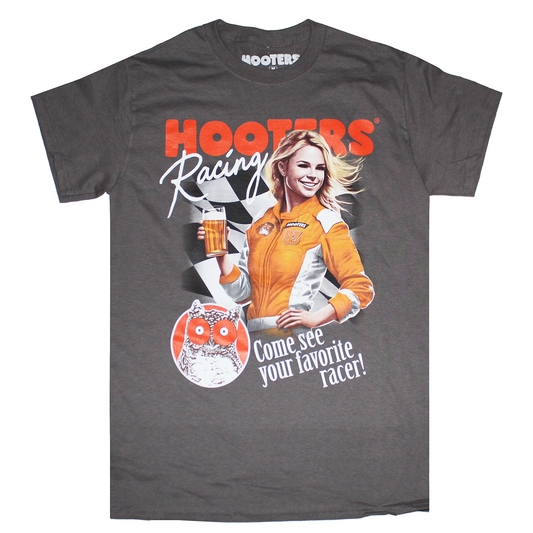 HOOTERS RAICIN BLONDE TEE GRAY