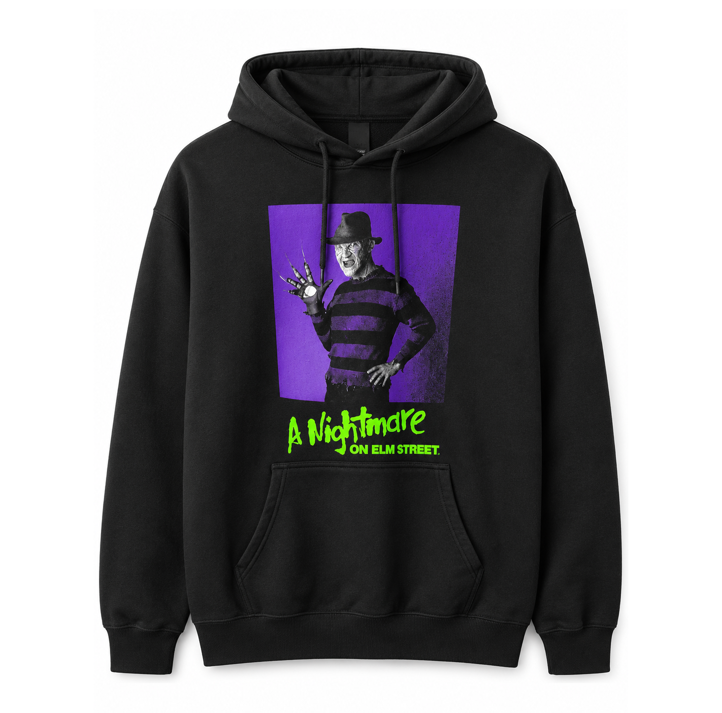 A NIGHTMARE ON ELM STREET FREDDY SHADOW HOODIE BLACK